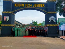 Suasana Sedih Menyelimuti Kodim 0824/Jember, Saat Acara Lepas Sambut Dandim 0824/Jember