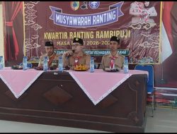 ” Musyawarah Ranting ” Pemilihan Pengurus Kwartir Ranting Rambipuji Masa Bakti 2026-2030