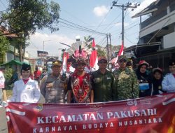Memperingati HUT RI ke 81 Kecamatan Pakusari kabupaten Jember melaksanakan karnaval Umum Tahun 2026